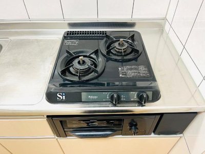 【キッチン】 | ラ・セゾン・クレール駅南 | 2口コンロ