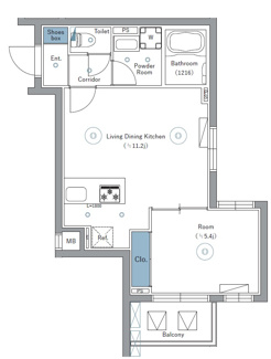 【間取り】 | SYFORME NEXT IKEBUKURO WEST | ｃtype