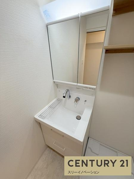 天保山第五コーポ一号棟の独立洗面台