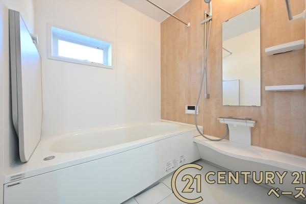 大和高田市西坊城 １号地 ／新築一戸建の浴室|■ゆったり１坪サイズの浴室！足を伸ばしての入浴は疲れも癒してくれます！■