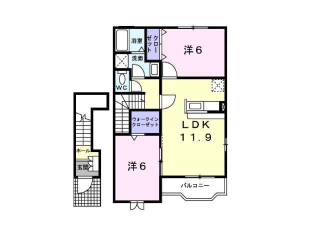 【間取り】 | グリーンヒルズ　カーサＣ