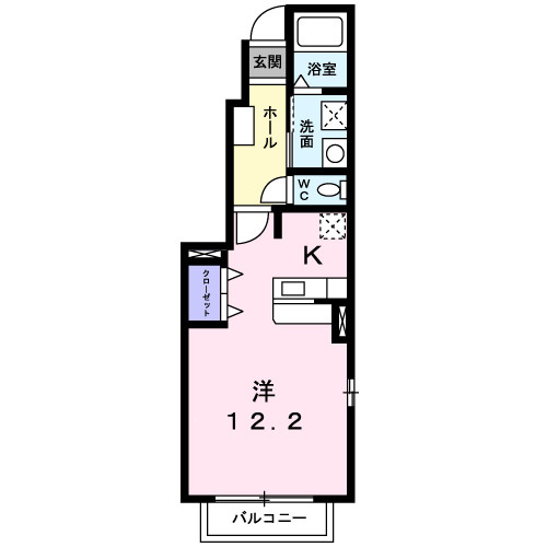 パインヒルズＡの間取り