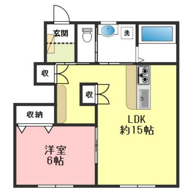 ヴィラフロンティアの間取り
