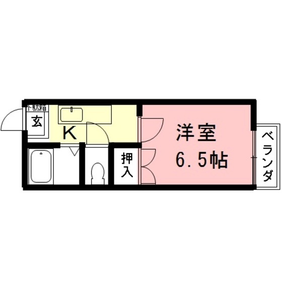 岐阜市柳津町北塚３丁目のアパートの間取り