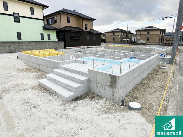 姫路市香寺町広瀬　第2期　新築一戸建ての外観|現在の進捗状況です！順調に作業進行中、完成が待ち遠しいです！詳細の間取り等、お気軽にお問い合わせください！