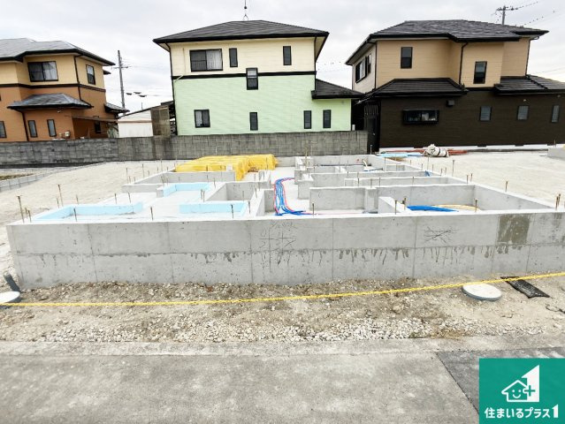 姫路市香寺町広瀬　第2期　新築一戸建ての外観|現在建築中！落ち着いた街並みで新生活を始めることが出来そう！周辺の物件も併せてご紹介させて頂きます！