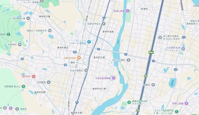 姫路市香寺町広瀬　第1期　新築一戸建ての地図