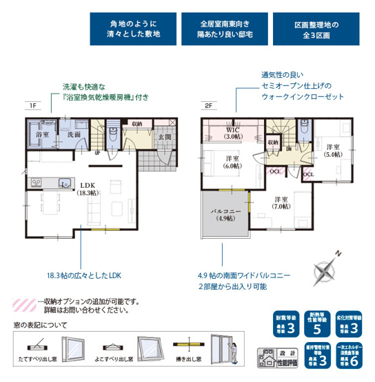 【間取り】 | 静岡市駿河区下川原6丁目 13期 新築一戸建て 1号棟 | 効率的かつ暮らしのことをしっかり考えた間取りです