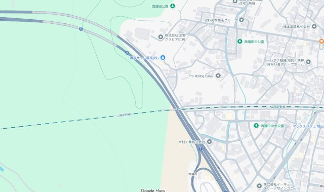 姫路市広畑区西蒲田　第17期　新築一戸建ての地図