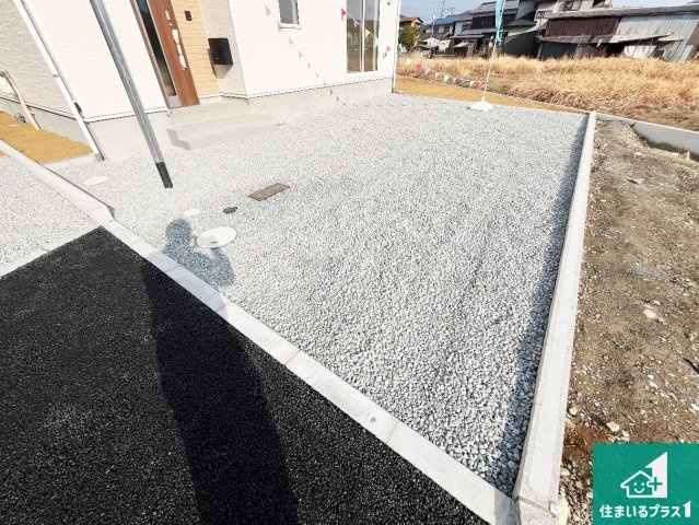 姫路市広畑区西蒲田　第17期　新築一戸建ての駐車場|駐車スペース！散水栓があるので、こまめに愛車を洗えます！