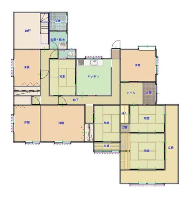 和歌山市西浜・中古戸建・111185の間取り