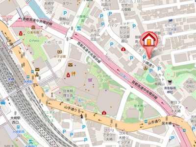 【地図】 | クロスレジデンス大崎