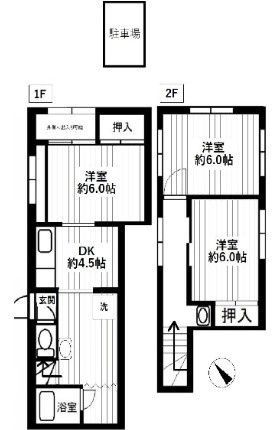 枝川戸建の間取り