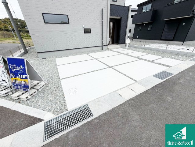 洲本市上物部　第3期　新築一戸建ての駐車場|駐車スペース！散水栓があるので、こまめに愛車を洗えます！