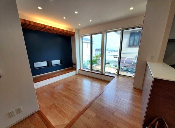 細口戸建の居間・リビング