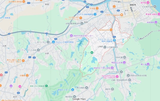 洲本市上物部　第3期　新築一戸建ての地図