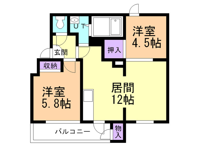 スカイレジデンスの間取り