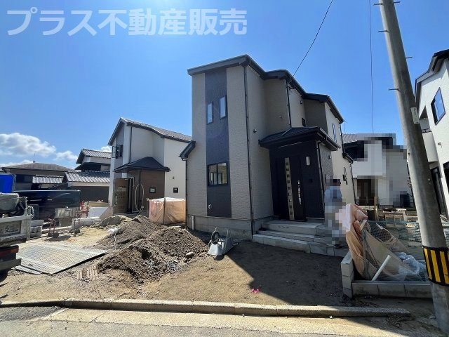 【外観】 | 福岡市西区今宿東3丁目　B号棟（全3棟）【仲介手数料無料・0円】 | まもなく完成。ご内覧は可能です。ご見学はプラス不動産販売にお任せ下さい。