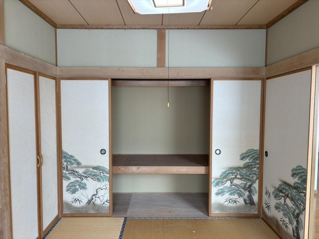 常呂郡訓子府町東町２２２番地１、２２３番１　平家建中古売家の収納|６帖和室収納