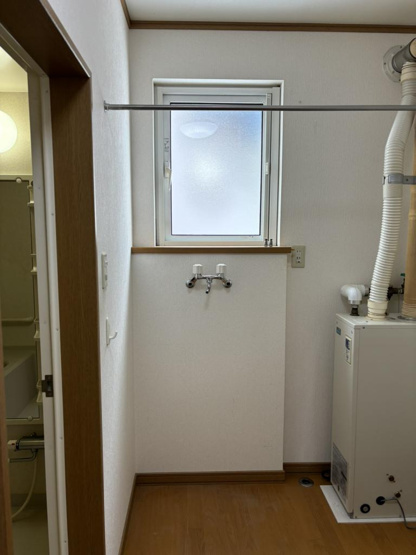 【脱衣所】 | 常呂郡訓子府町東町２２２番地１、２２３番１　平家建中古売家 | 洗面脱衣所