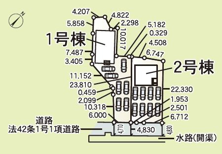 【間取り】 | 牧之原市細江 13期 新築一戸建て 1号棟 | 1号棟の区画図です
