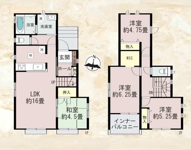 【間取り】 | 福岡市西区今宿東3丁目　A号棟（全3棟）【仲介手数料無料・0円】 | 平日、土日祝日もお好きな日時にご見学可能です。お気軽にお問合せ下さい。