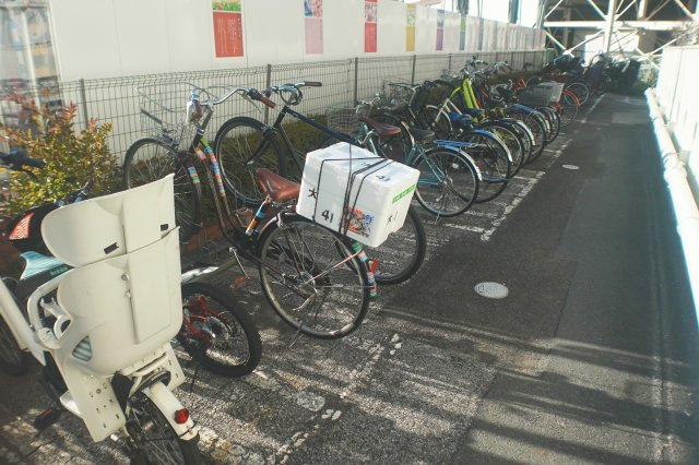 関屋ステーションハイツの駐輪場