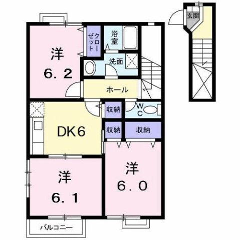 【間取り】 | ロイヤル雑賀