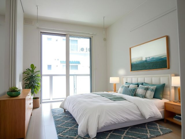 カサ ブランカ駒岡の寝室|CG家具の為実際は家具が付きません