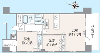 【間取り】 | プレシス駒沢