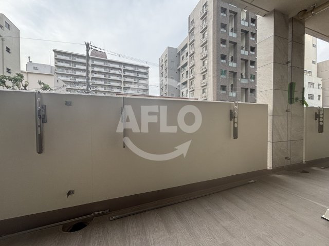 サンエール南堀江　日吉小学校区のバルコニー|サンエール南堀江　バルコニー