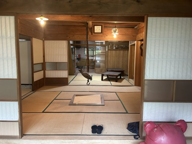 葵区口坂本　古民家の内装