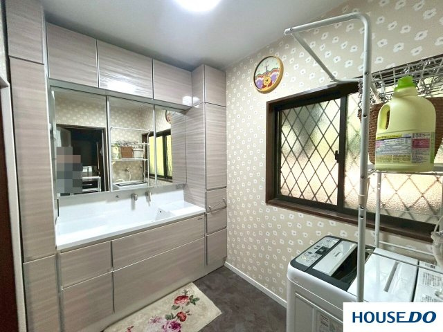 中古戸建　足利市粟谷町の脱衣所