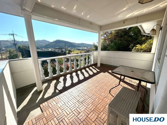 中古戸建　足利市粟谷町のバルコニー