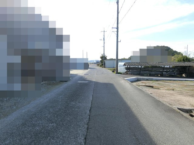 彦名町売地の前面道路含む現地写真