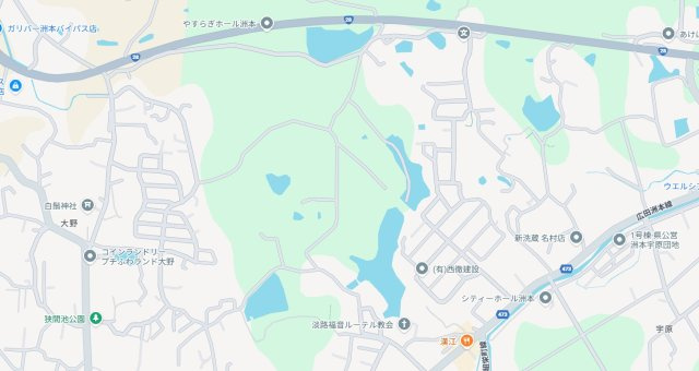 洲本市宇原　新築一戸建ての地図