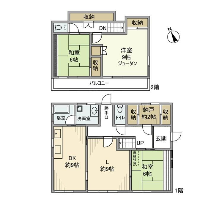 腰越戸建の間取り