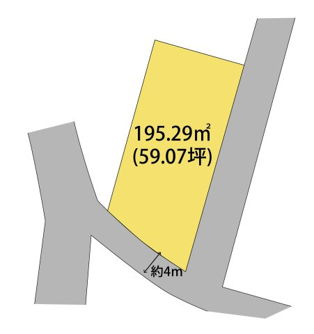 和歌山市市小路・土地・127527の区画図