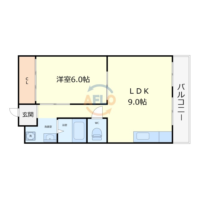 西田辺Premiereの間取り