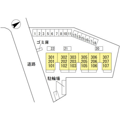 【区画図】 | abcdマンション綾園