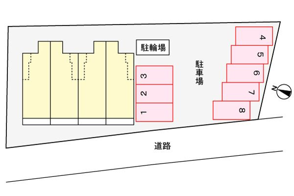 グレイトフル　　　刈谷市近郊の賃貸はクラスホームの駐車場