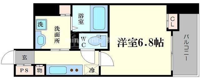 エイペックス京町堀の間取り
