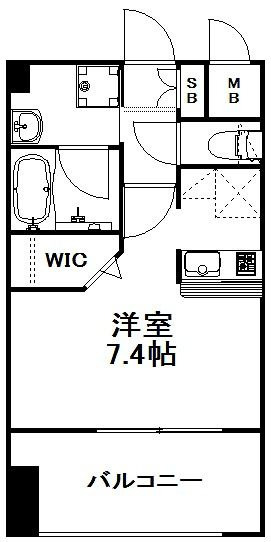 エンクレスト天神MARKの間取り