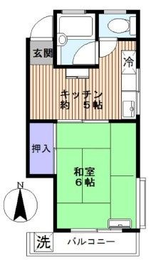 コーポさくらの間取り