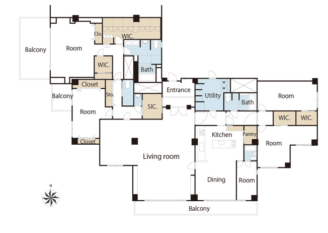 【間取り】 | オパス青葉台