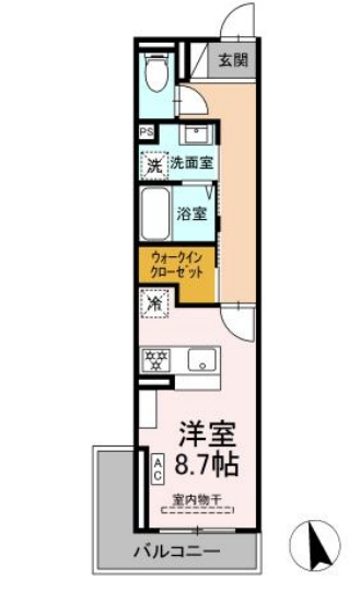 ヒロ・ブランシェの間取り