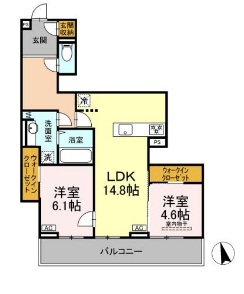 ヒロ・ブランシェの間取り