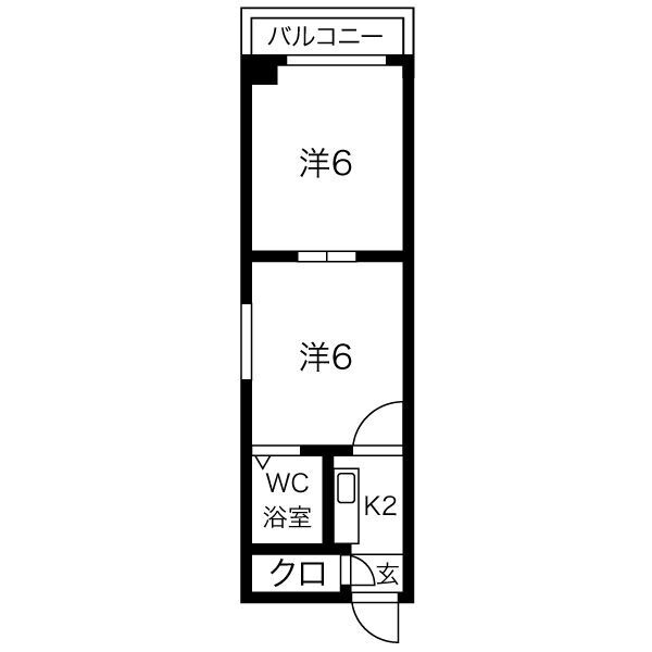 プリンセス栄の間取り