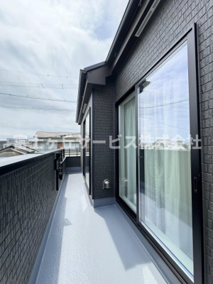 【バルコニー】 | 静岡市清水区高橋5丁目 9期 新築一戸建て A号棟 | 陽当たり良好なバルコニーです