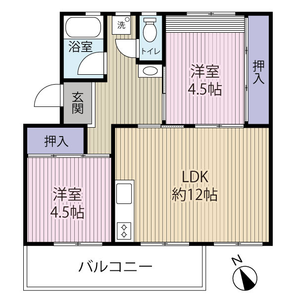 オール洋室の間取り☆